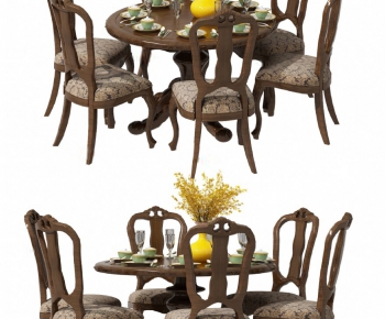 Modern Dining Table And Chairs-ID:338974377