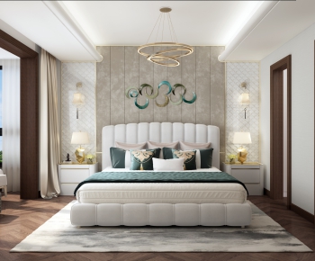 New Chinese Style Bedroom-ID:439831294