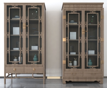New Chinese Style Decorative Cabinet-ID:898456588