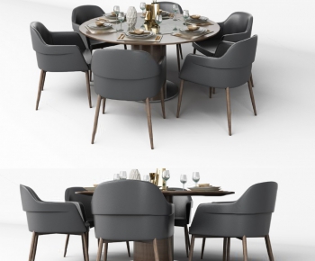 Modern Dining Table And Chairs-ID:938703972