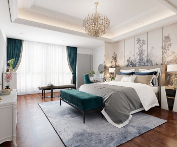 Simple European Style Bedroom-ID:118703383