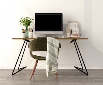 Nordic Style Computer Desk-ID:534685512