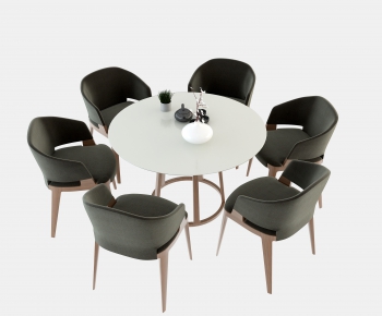 Modern Dining Table And Chairs-ID:964605585