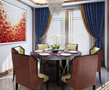 New Chinese Style Dining Room-ID:644052684