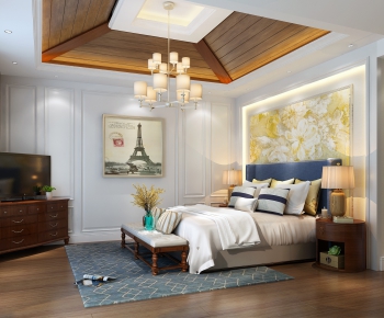 Simple European Style Bedroom-ID:862819553