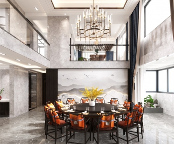 New Chinese Style Dining Room-ID:298024654
