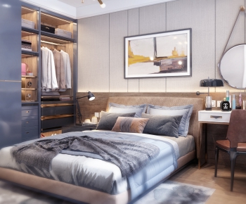 Modern Nordic Style Bedroom-ID:376822159