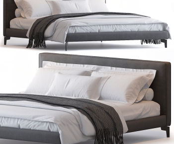 Modern Double Bed-ID:305472783