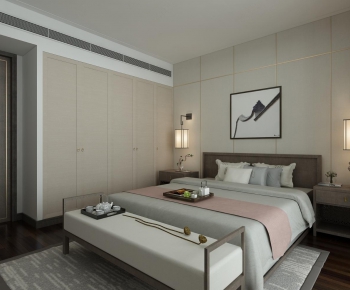 New Chinese Style Bedroom-ID:118880632