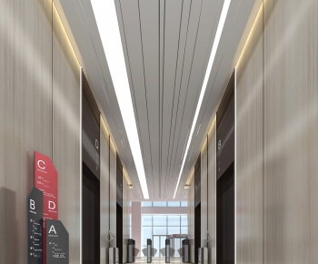 Modern Corridor/elevator Hall-ID:842484339