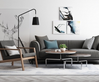 Nordic Style A Living Room-ID:712950746
