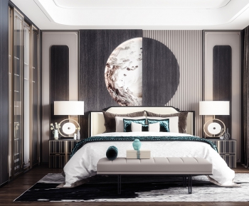 New Chinese Style Bedroom-ID:972151241