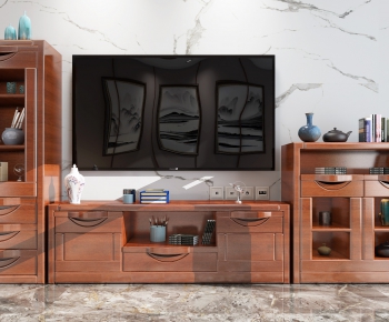 New Chinese Style TV Cabinet-ID:258923949