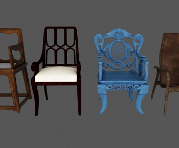 New Chinese Style Lounge Chair-ID:285999849