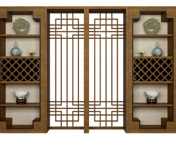 New Chinese Style Decorative Cabinet-ID:164353716