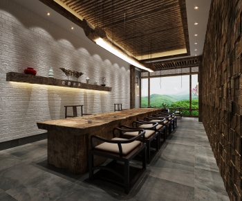 New Chinese Style Teahouse Tea House-ID:360524811