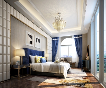 Simple European Style Bedroom-ID:138782632