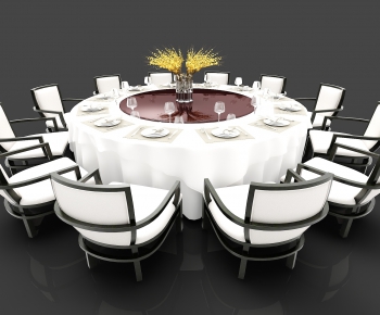 New Chinese Style Dining Table And Chairs-ID:320067786