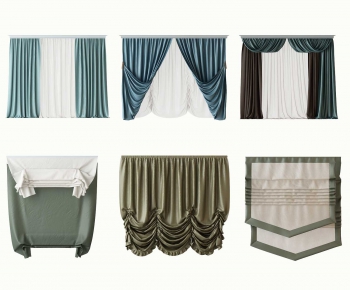 Simple European Style Roman Curtain-ID:925780122