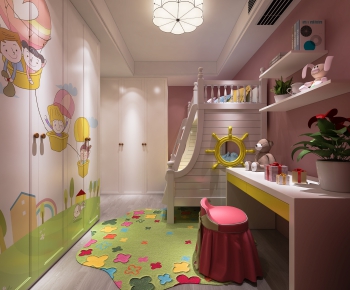 American Style Girl's Room Daughter's Room-ID:592557415