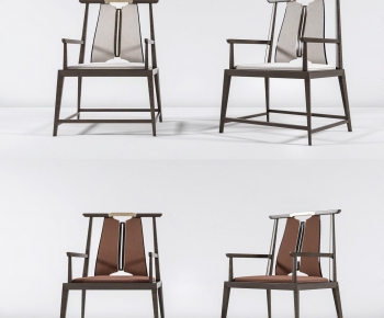 New Chinese Style Single Chair-ID:528523636