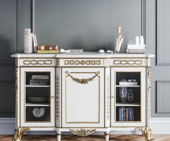 French Style Side Cabinet/Entrance Cabinet-ID:981702142