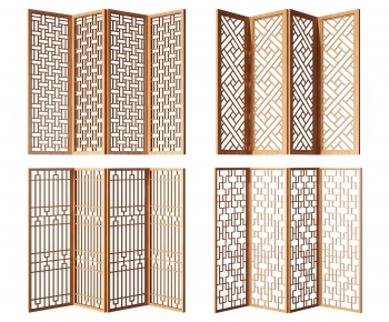 New Chinese Style Wooden Screen Partition-ID:639521458