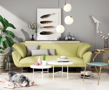 Nordic Style Sofa Combination-ID:540490762