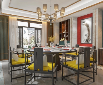 New Chinese Style Dining Room-ID:994859338