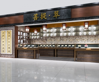 New Chinese Style Facade Element-ID:251331955