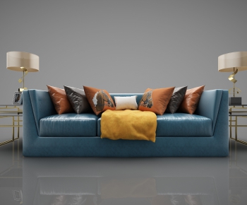 Modern Three-seat Sofa-ID:687365692