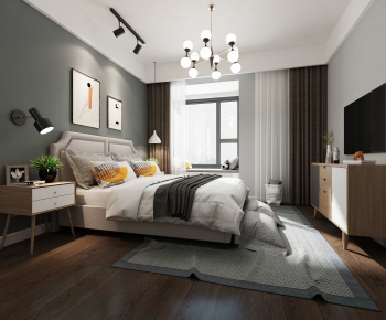 Nordic Style Bedroom-ID:532498239