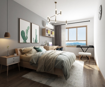 Nordic Style Bedroom-ID:569951698