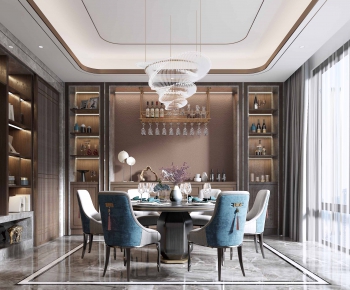 New Chinese Style Dining Room-ID:875030497