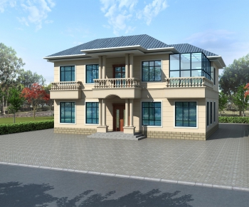 Modern Villa Appearance-ID:292596719