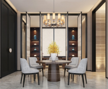 New Chinese Style Dining Room-ID:902409187