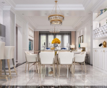 American Style Dining Room-ID:381374334