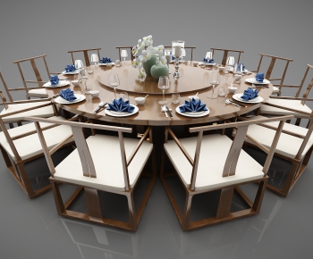 New Chinese Style Dining Table And Chairs-ID:578406395