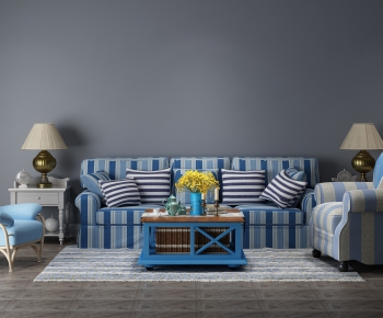 Mediterranean Style Sofa Combination-ID:854883699