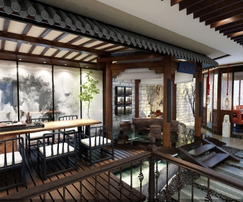 Chinese Style A Living Room-ID:331473712