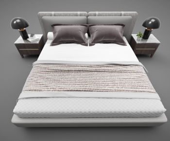 Modern Double Bed-ID:426064262