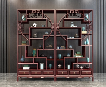 New Chinese Style Antique Rack-ID:115131771