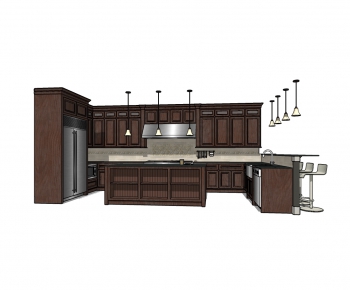 American Style Kitchen Cabinet-ID:707730394
