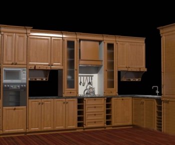 European Style Kitchen Cabinet-ID:506384814