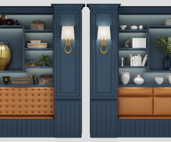 American Style Decorative Cabinet-ID:556148854
