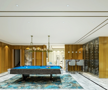 New Chinese Style Billiards Room-ID:996740958