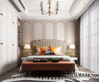 American Style Bedroom-ID:414215929