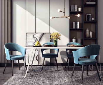 Modern Dining Table And Chairs-ID:523755719