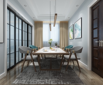 Nordic Style Dining Room-ID:802267291