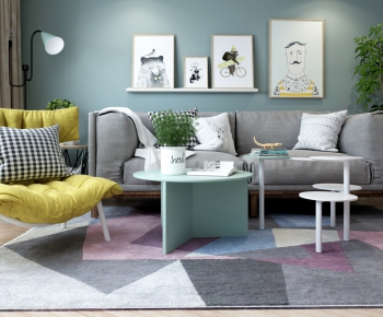 Nordic Style Sofa Combination-ID:512057677